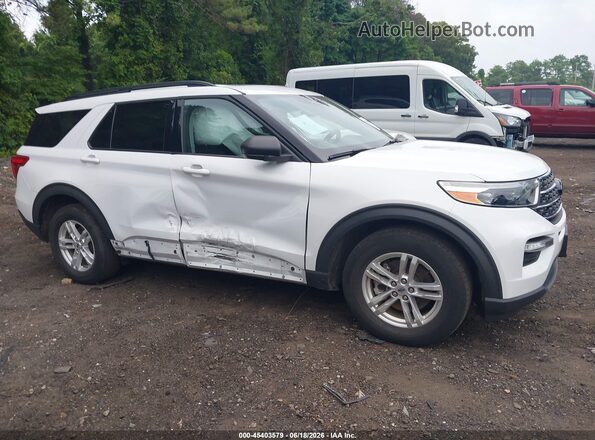 1FMSK8DH6LGC55485 2020 FORD EXPLORER White უკანა სალონის ხედი