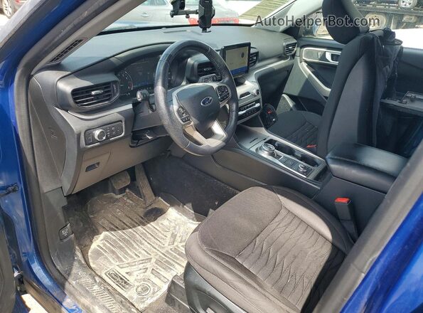 1FMSK8DH6LGC88325 2020 FORD EXPLORER Blue Dashboard view