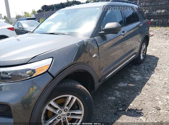 1FMSK8DH6MGB38930 2021 FORD EXPLORER Gray Vista frontal