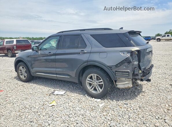 1FMSK8DH6MGB77274 2021 FORD EXPLORER Gray Trasero izquierdo