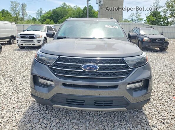 1FMSK8DH6MGB77274 2021 FORD EXPLORER Gray Vista frontal