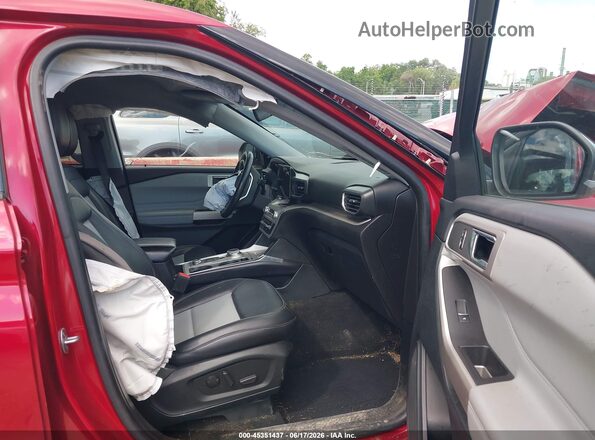 1FMSK8DH6NGA04548 2022 FORD EXPLORER Red Вид салону спереду