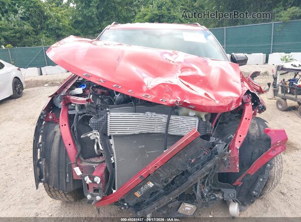 1FMSK8DH6NGA04548 2022 FORD EXPLORER Red Вид спереду