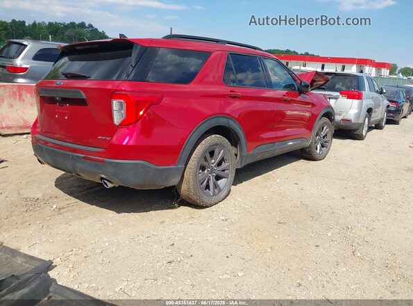 1FMSK8DH6NGA04548 2022 FORD EXPLORER Red Задня права чверть