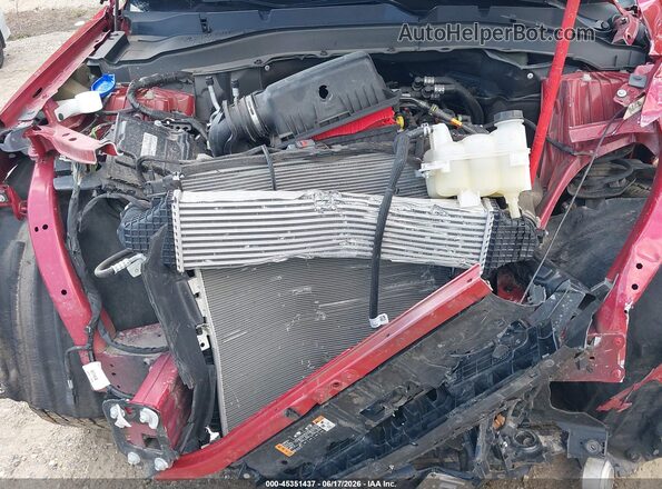 1FMSK8DH6NGA04548 2022 FORD EXPLORER Red Вид ззаду