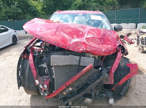 1FMSK8DH6NGA04548 2022 FORD EXPLORER Red Вид задньої частини салону