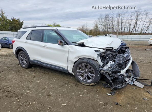 1FMSK8DH6NGA72333 2022 FORD EXPLORER White Передня права чверть