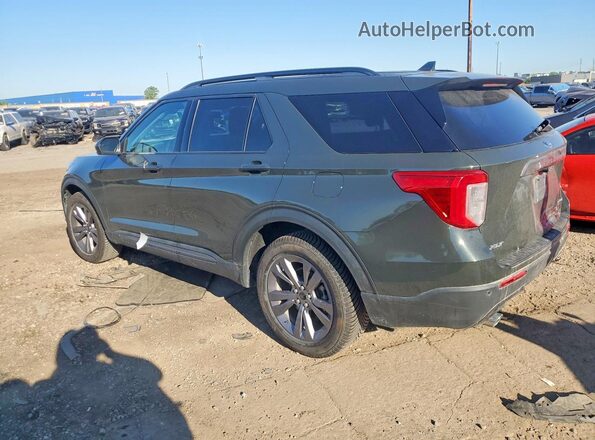 1FMSK8DH6NGA85115 2022 FORD EXPLORER Green Հետևի ձախ