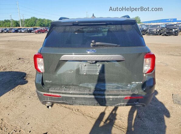 1FMSK8DH6NGA85115 2022 FORD EXPLORER Green Հետևի տեսք