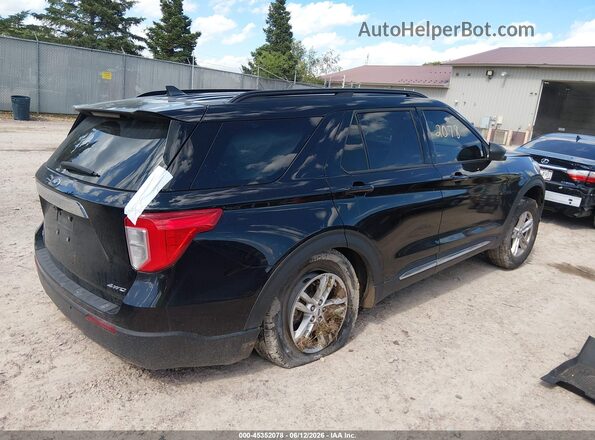1FMSK8DH6NGC05351 2022 FORD EXPLORER Black Rear right