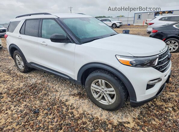 1FMSK8DH6PGA01958 2023 FORD EXPLORER Белый Передняя правая четверть