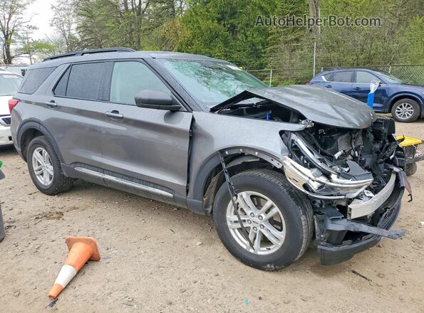 1FMSK8DH6PGB10596 2023 FORD EXPLORER Серебряный Передняя правая четверть