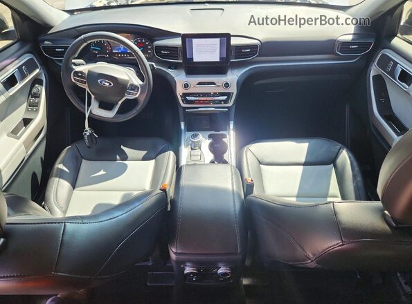 1FMSK8DH6PGB79482 2023 FORD EXPLORER White წინა პანელის ხედი