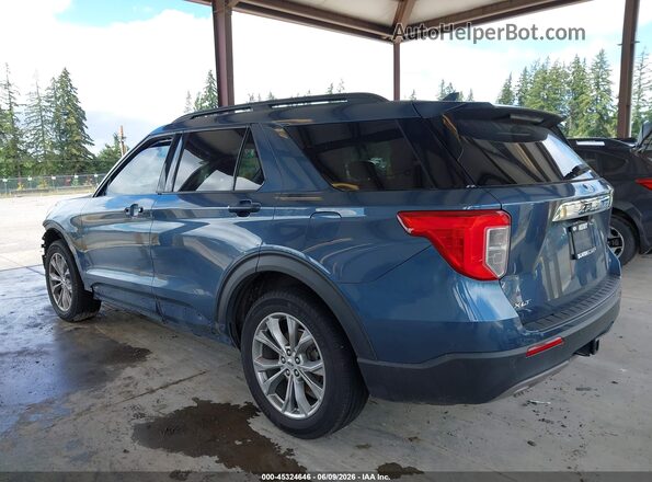 1FMSK8DH7LGA17919 2020 FORD EXPLORER Blue Задня ліва чверть