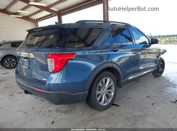 1FMSK8DH7LGA17919 2020 FORD EXPLORER Blue Задня права чверть