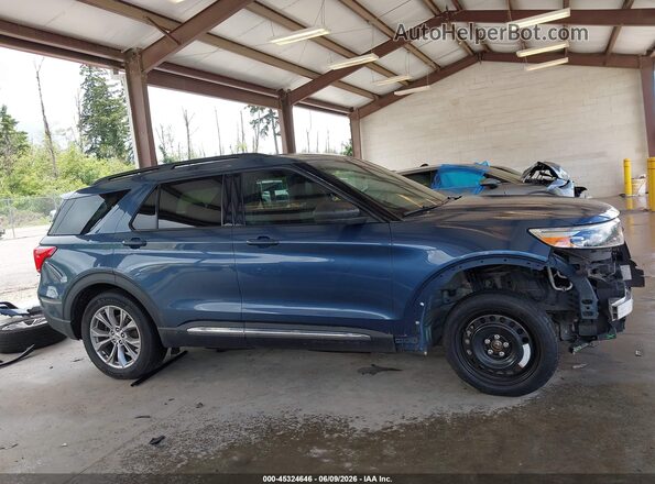 1FMSK8DH7LGA17919 2020 FORD EXPLORER Blue Вид задньої частини салону