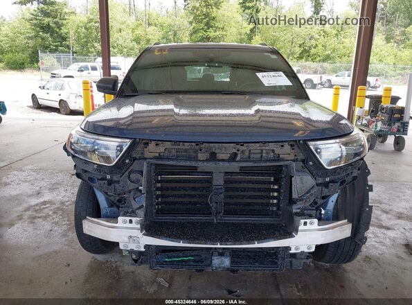 1FMSK8DH7LGA17919 2020 FORD EXPLORER Blue Вид щитка приладів