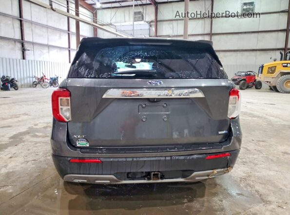 1FMSK8DH7LGC27033 2020 FORD EXPLORER Gray Rear view