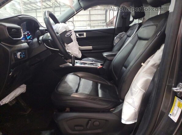 1FMSK8DH7LGC27033 2020 FORD EXPLORER Gray Front interior view