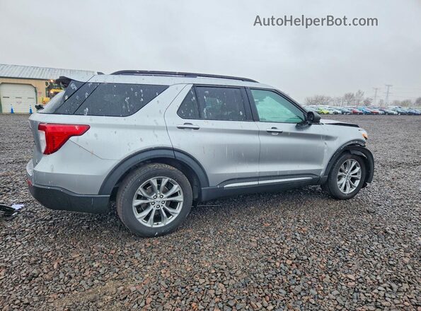 1FMSK8DH7MGA53949 2021 FORD EXPLORER Silver Հետևի աջ
