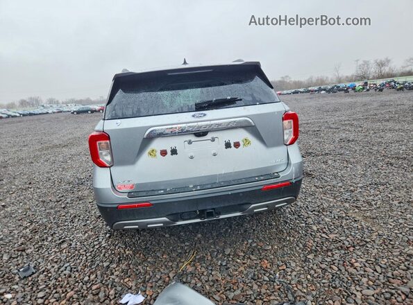 1FMSK8DH7MGA53949 2021 FORD EXPLORER Silver Հետևի տեսք