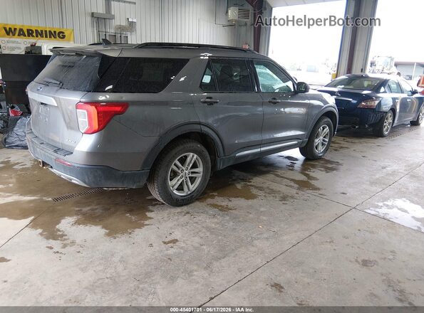 1FMSK8DH7MGB70883 2021 FORD EXPLORER Gray უკანა მარჯვენა