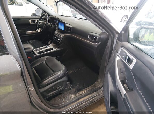 1FMSK8DH7MGB70883 2021 FORD EXPLORER Gray წინა სალონის ხედი