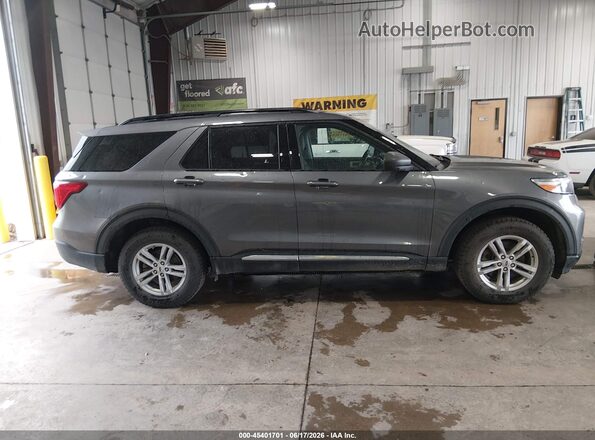 1FMSK8DH7MGB70883 2021 FORD EXPLORER Gray უკანა სალონის ხედი