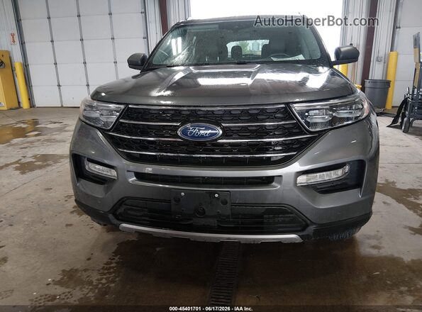 1FMSK8DH7MGB70883 2021 FORD EXPLORER Gray ხელსაწყოთა პანელის ხედი