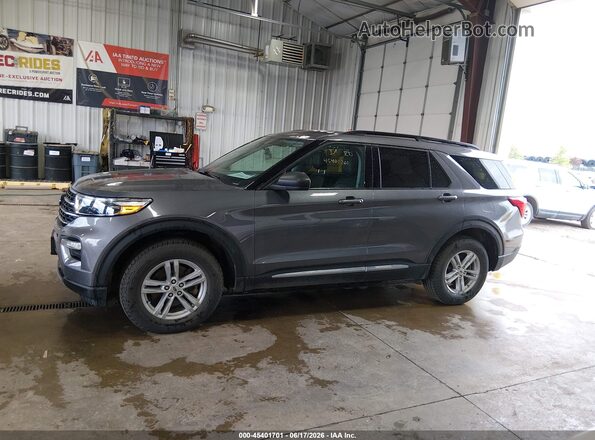 1FMSK8DH7MGB70883 2021 FORD EXPLORER Gray სალონის 360-გრადუსიანი ხედი