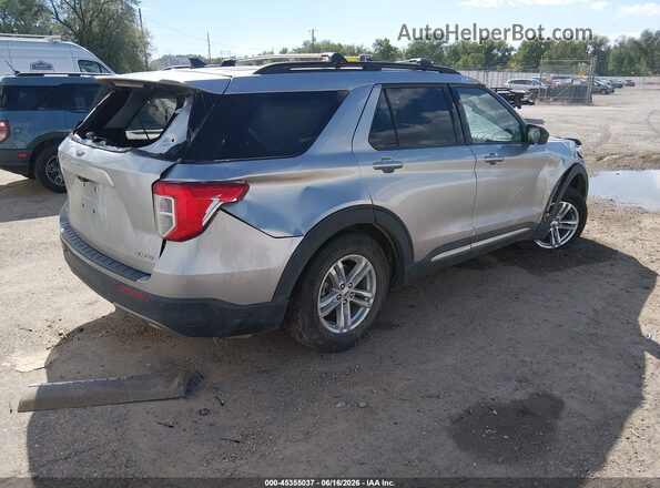 1FMSK8DH7MGB77087 2021 FORD EXPLORER Silver Tył prawy