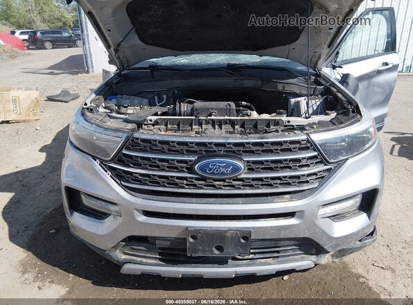 1FMSK8DH7MGB77087 2021 FORD EXPLORER Silver Widok z tyłu
