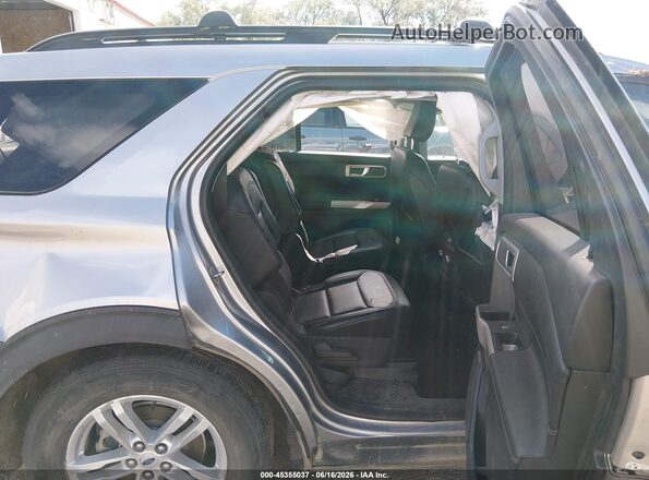 1FMSK8DH7MGB77087 2021 FORD EXPLORER Silver Widok naklejki z numerem VIN