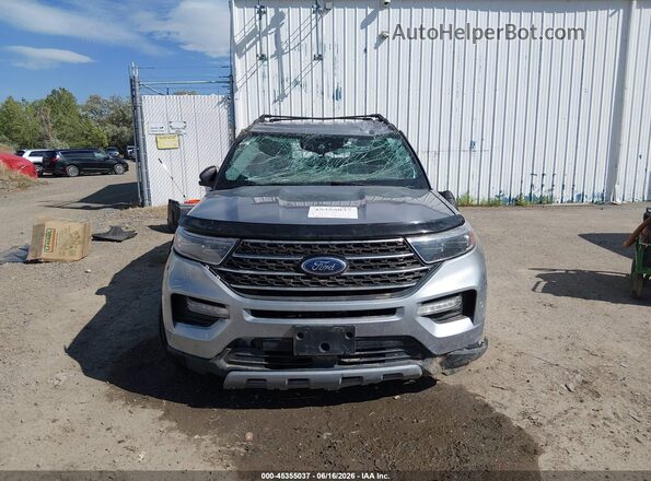 1FMSK8DH7MGB77087 2021 FORD EXPLORER Silver Widok zestawu wskaźników
