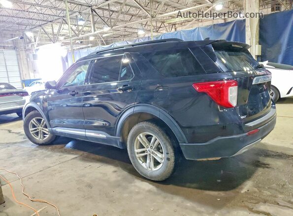 1FMSK8DH7NGC45793 2022 FORD EXPLORER Black Հետևի ձախ