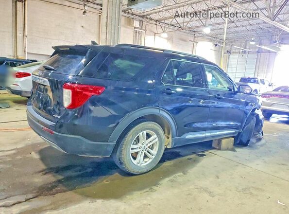 1FMSK8DH7NGC45793 2022 FORD EXPLORER Black Հետևի աջ