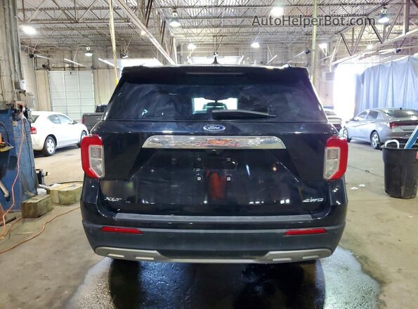 1FMSK8DH7NGC45793 2022 FORD EXPLORER Black Հետևի տեսք