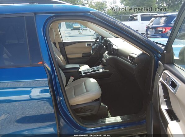 1FMSK8DH8LGB71233 2020 FORD EXPLORER Blue Front interior view