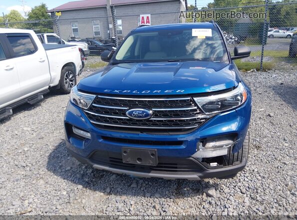 1FMSK8DH8LGB71233 2020 FORD EXPLORER Blue Rear interior view