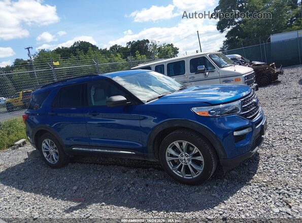 1FMSK8DH8LGB71233 2020 FORD EXPLORER Blue 360 interior view