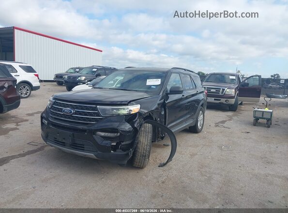 1FMSK8DH8LGD11670 2020 FORD EXPLORER Black Передня ліва чверть