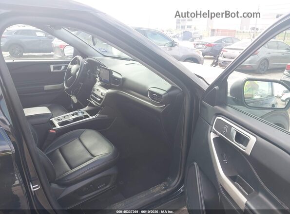 1FMSK8DH8LGD11670 2020 FORD EXPLORER Black Вид салону спереду