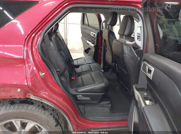 1FMSK8DH8MGA32298 2021 FORD EXPLORER Red VIN კოდის სტიკერის ხედი