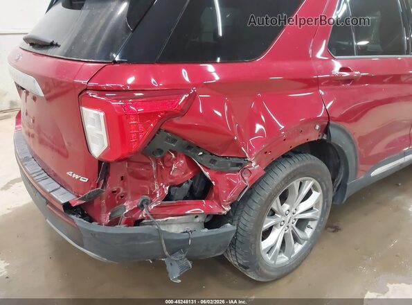 1FMSK8DH8MGA32298 2021 FORD EXPLORER Red წინა ხედი