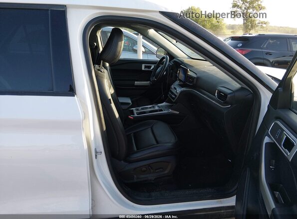 1FMSK8DH8MGB20932 2021 FORD EXPLORER White წინა სალონის ხედი