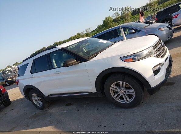 1FMSK8DH8MGB20932 2021 FORD EXPLORER White უკანა სალონის ხედი
