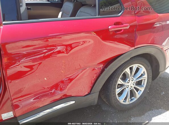 1FMSK8DH8MGC26717 2021 FORD EXPLORER Красный Вид спереди