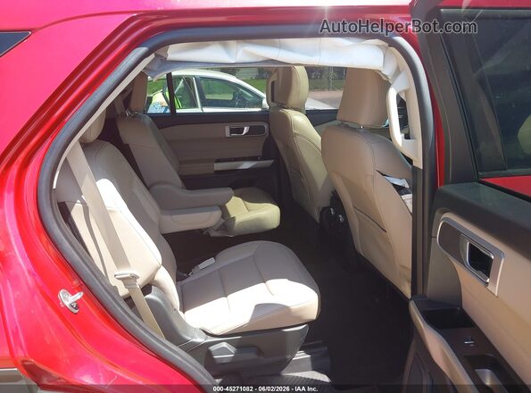 1FMSK8DH8MGC26717 2021 FORD EXPLORER Красный Вид наклейки с VIN-кодом