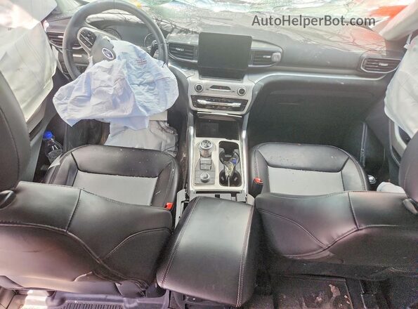 1FMSK8DH8NGA22629 2022 FORD EXPLORER White წინა პანელის ხედი