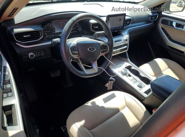 1FMSK8DH8NGB48280 2022 FORD EXPLORER White Вид панелі приладів